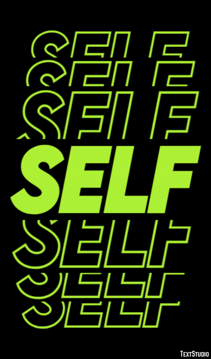 Self Texteffekt