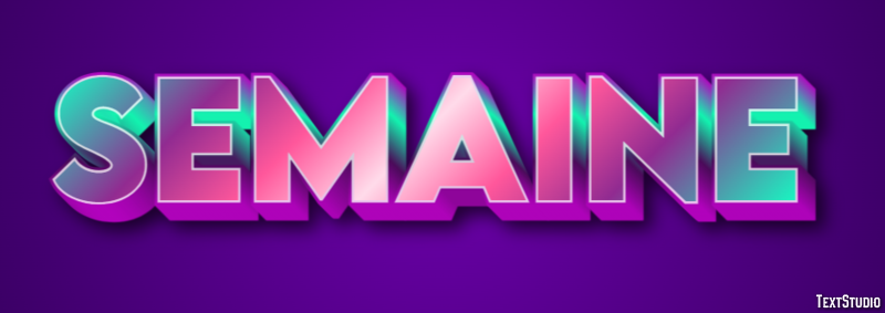 Semaine Effet de texte