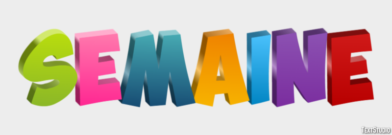 Semaine Effet de Texte