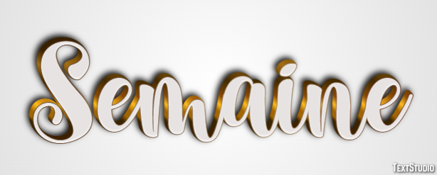 Semaine Effet de texte