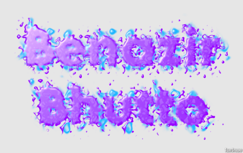 Benazir Bhutto Text Effect