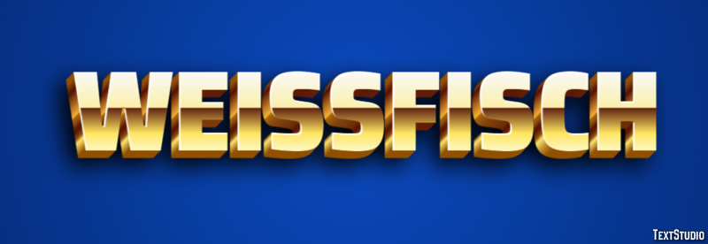 Weißfisch Effetto testo