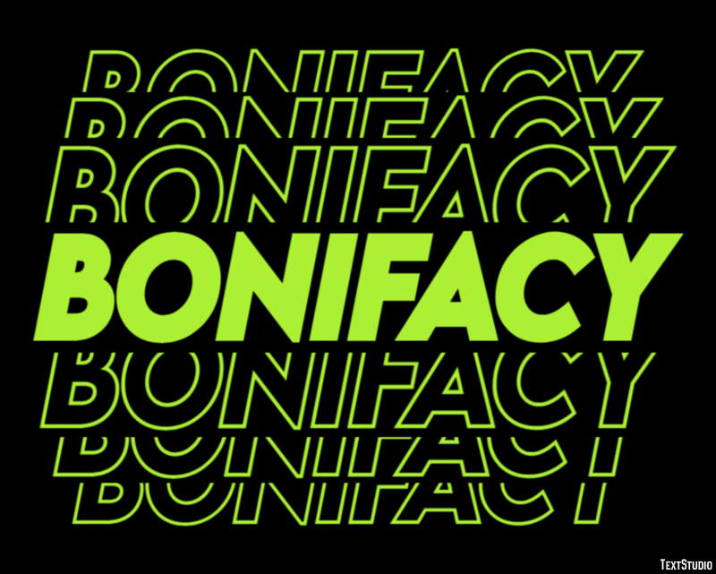 Bonifacy Efekt tekstowy