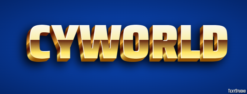 Cyworld Text Effect