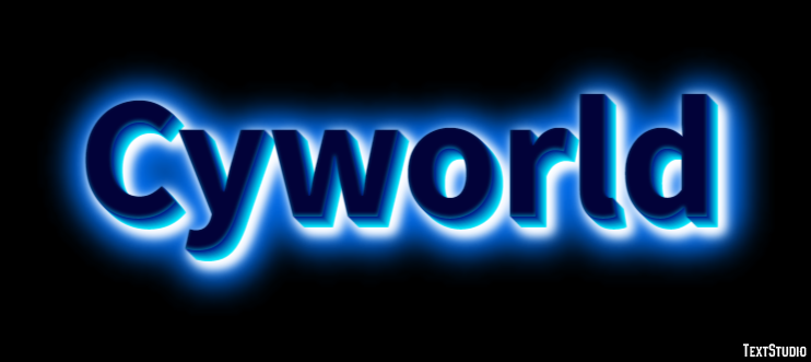 Cyworld Text Effect