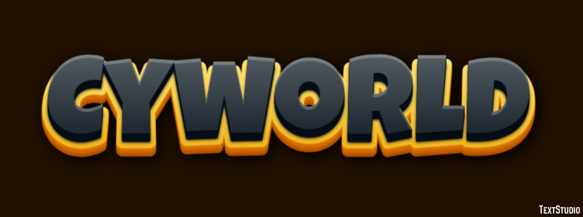 Cyworld Text Effect