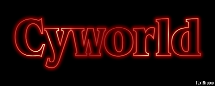 Cyworld Text Effect