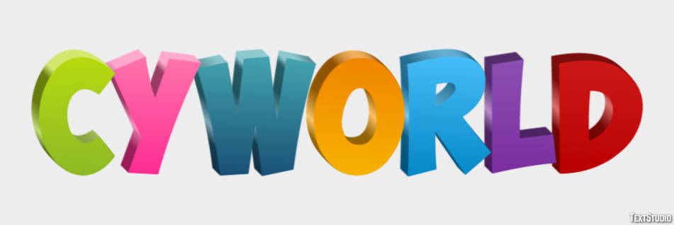 Cyworld Text Effect