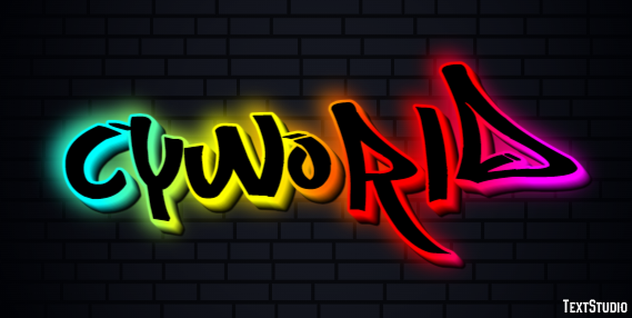 Cyworld Text Effect