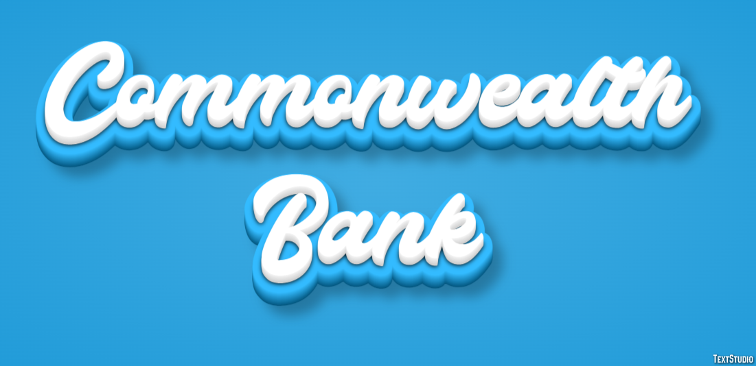 Commonwealth Bank テキスト効果