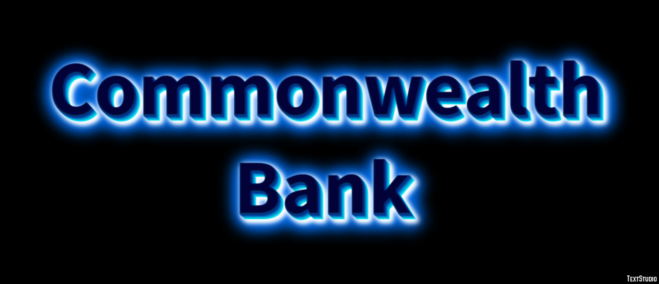 Commonwealth Bank Efecto de Texto