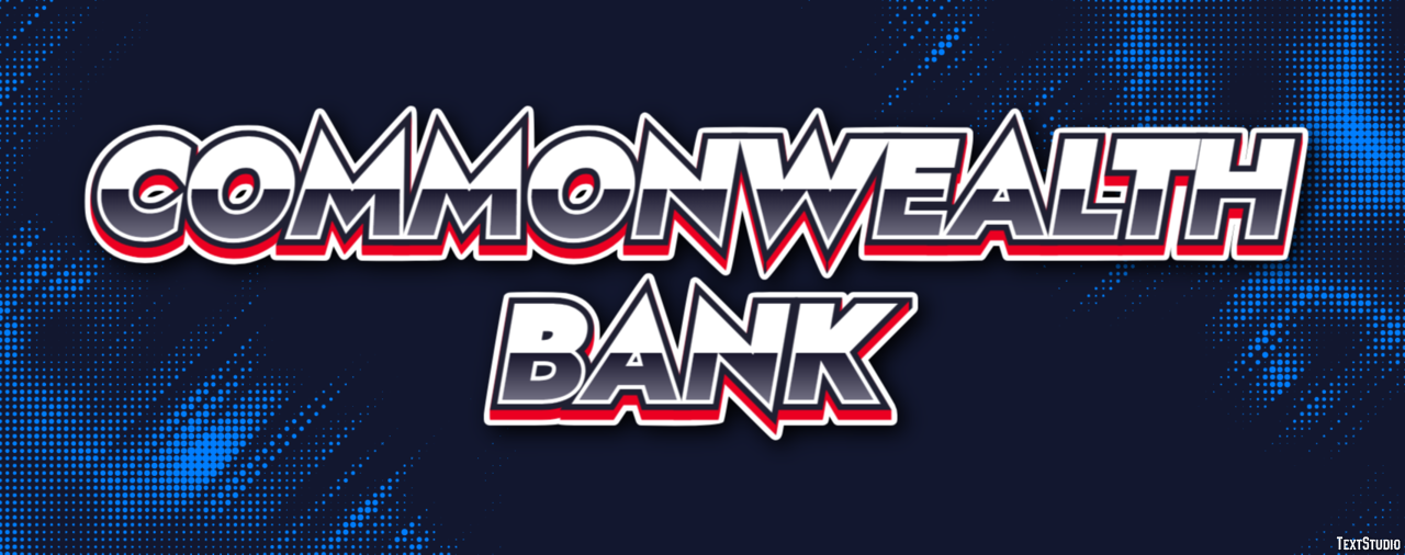 Commonwealth Bank テキスト効果