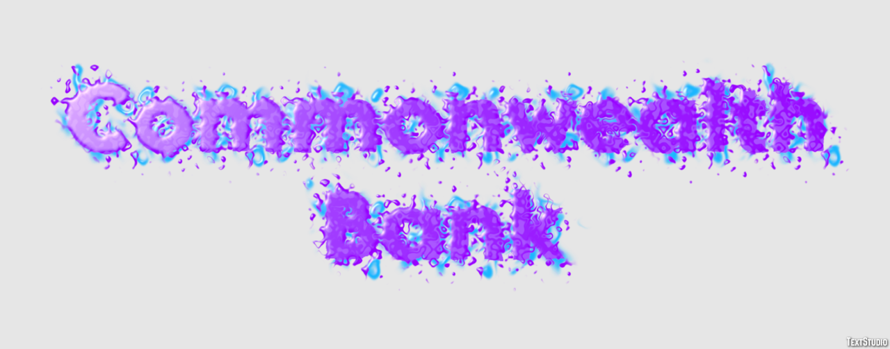 Commonwealth Bank Efecto de texto