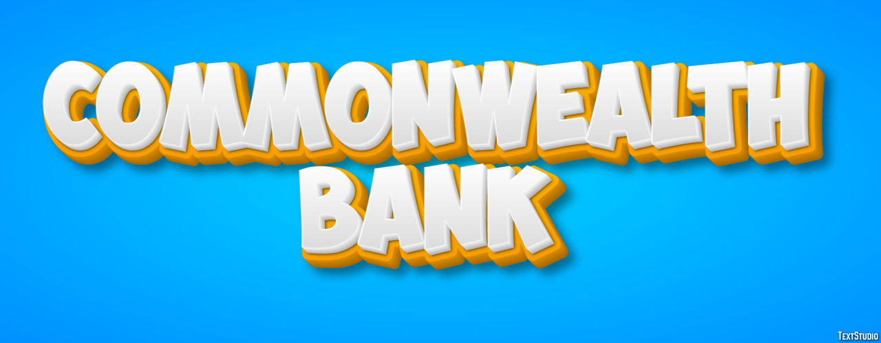 Commonwealth Bank Efecto de Texto