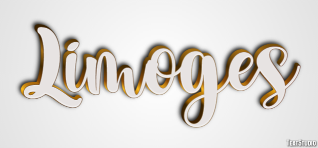 Limoges Text Effect