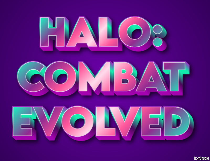 Halo: Combat Evolved Effetto testo