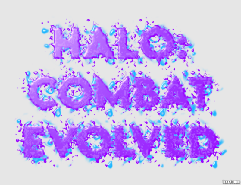 Halo: Combat Evolved Effetto testo