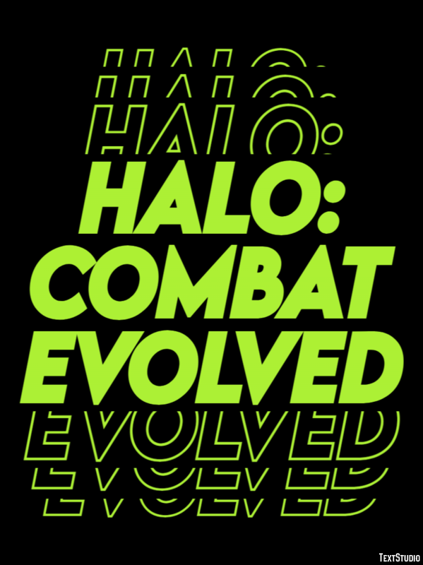 Halo: Combat Evolved Effetto testo