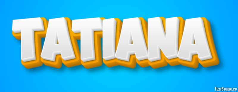 Tatiana Effetto testo