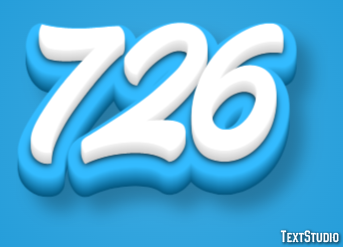 726 Text Effect