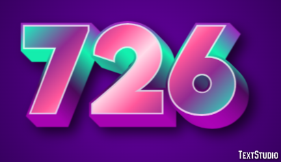 726 Text Effect