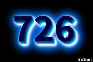 726 Text Effect