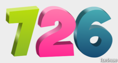 726 Text Effect