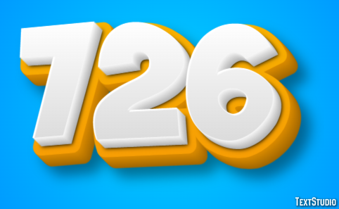 726 Text Effect
