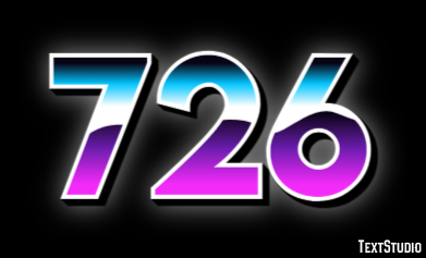 726 Text Effect