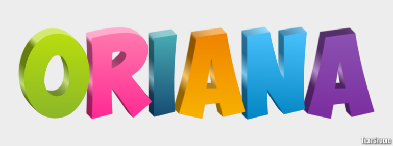 Oriana Effetto testo