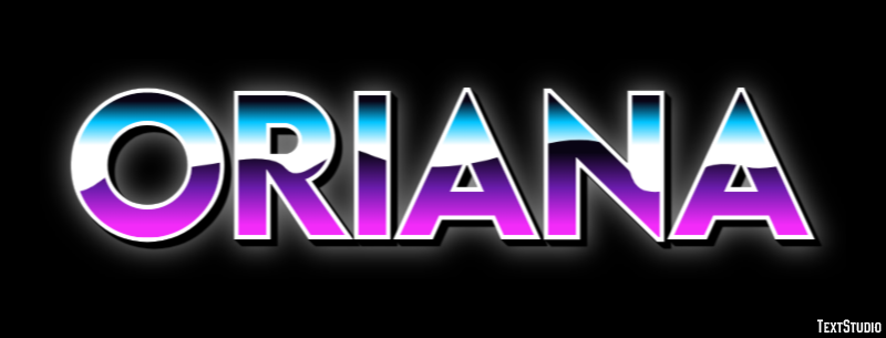 Oriana Efecto de Texto