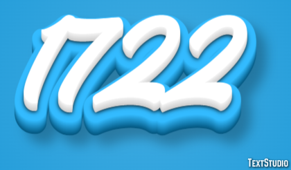 1722 Texteffekt