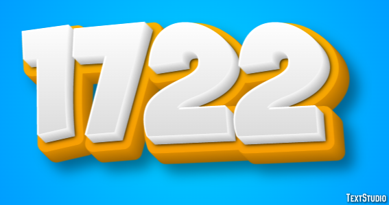 1722 Texteffekt