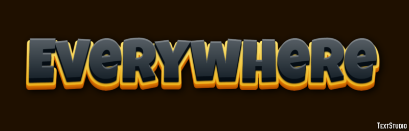 Everywhere Text Effect