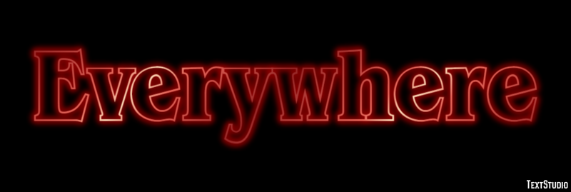 Everywhere Text Effect