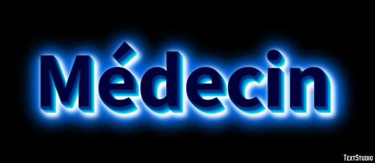Médecin Efecto de Texto