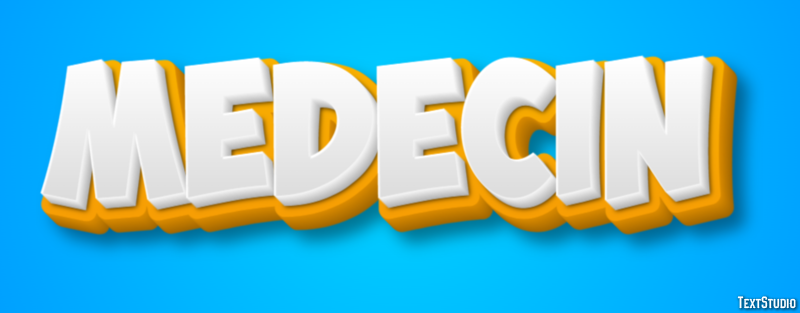 Médecin Efeito de texto