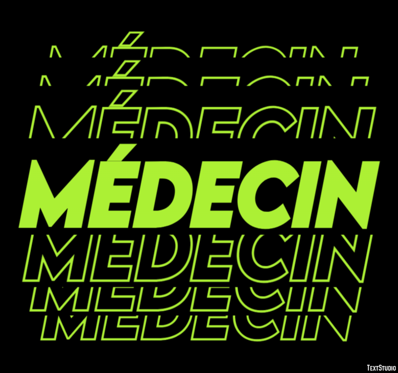 Médecin Efekt tekstowy