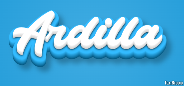 Ardilla Efecto de texto