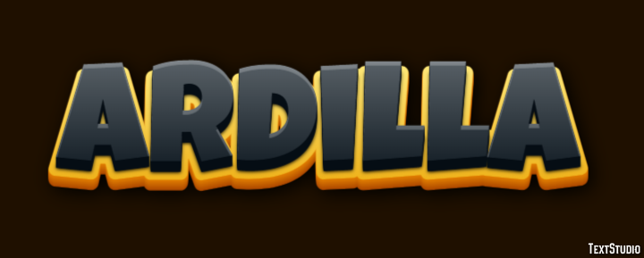 Ardilla Efecto de texto