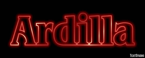 Ardilla Efecto de texto