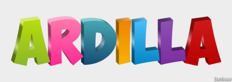 Ardilla Efecto de texto