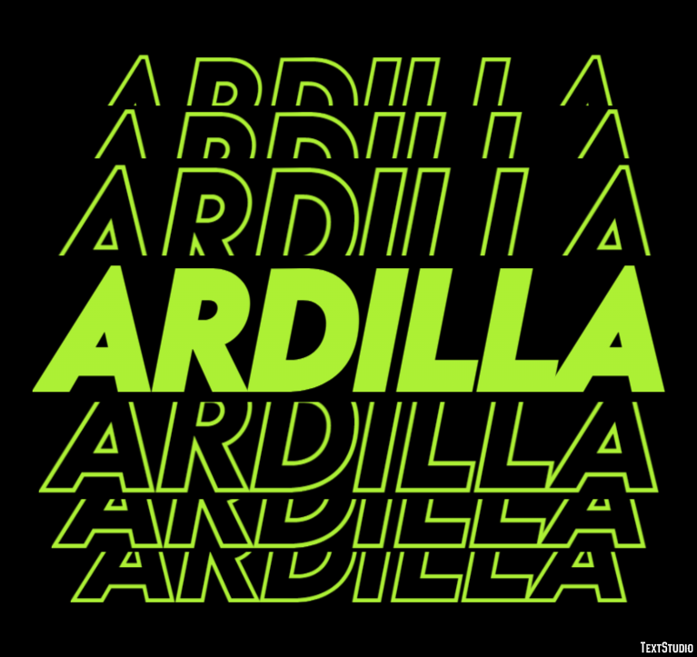 Ardilla Efecto de texto
