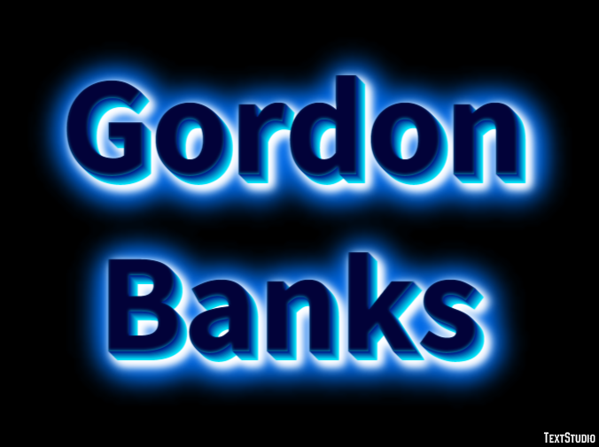 Gordon Banks Efeito de texto