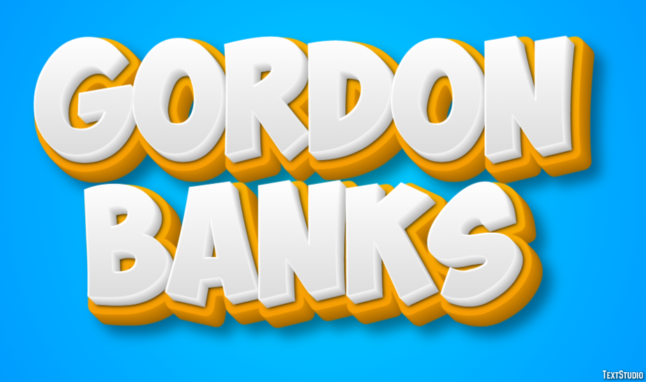 Gordon Banks Efekt tekstowy