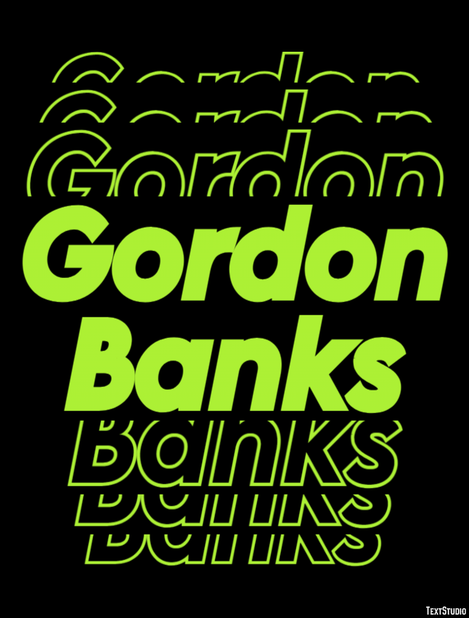 Gordon Banks Efekt tekstowy