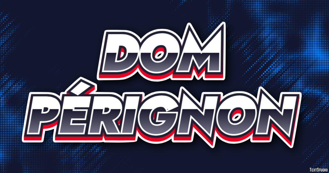 Dom Pérignon Efekt tekstowy