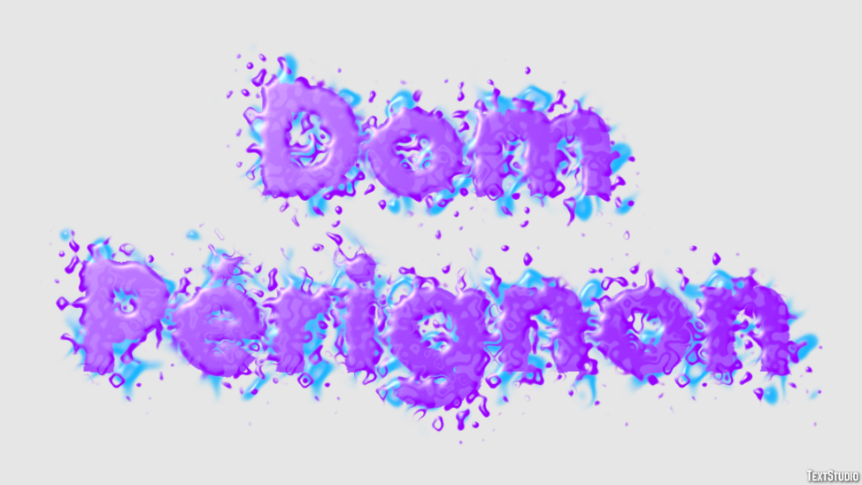 Dom Pérignon Efekt tekstowy