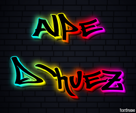Alpe d'Huez Effetto testo