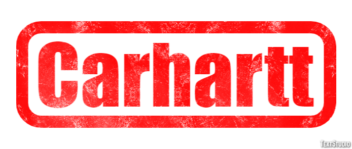 Carhartt テキスト効果